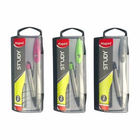 Compa kim loại MAPED MPD 119430 - Kèm Bút Chì Kim (Hộp nhựa)