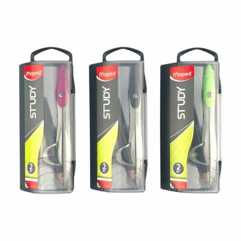 Compa kim loại MAPED MPD 119410 - Kèm Bút Chì Gỗ (Hộp nhựa)