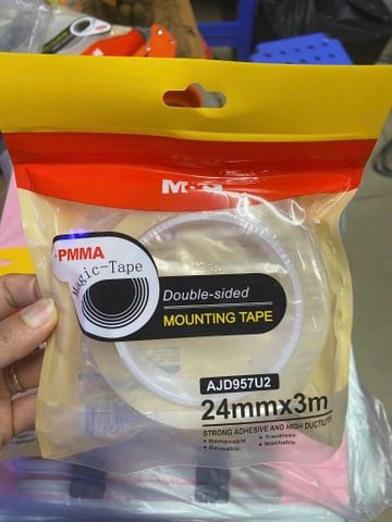 Băng dính trắng ma thuật 2 mặt M&G AJD957U2 (24mmx3m)