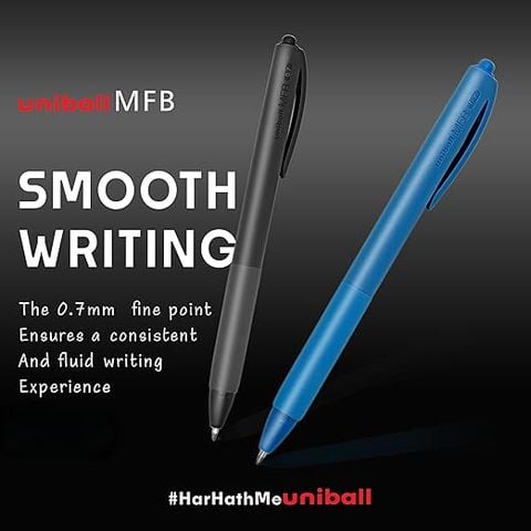 [CHÍNH HÃNG] Bút Bi Nhật Uni-ball MFB 0.7mm SN-MFS-07 (Xanh, đen)– Viết Êm, Chống Nước