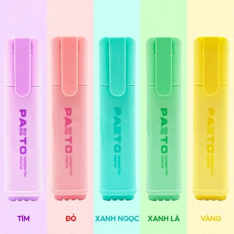 Bút Nhớ Dòng Pastel Thiên Long Flexoffice PAZTO FO-HL009/VN Ngòi 5mm