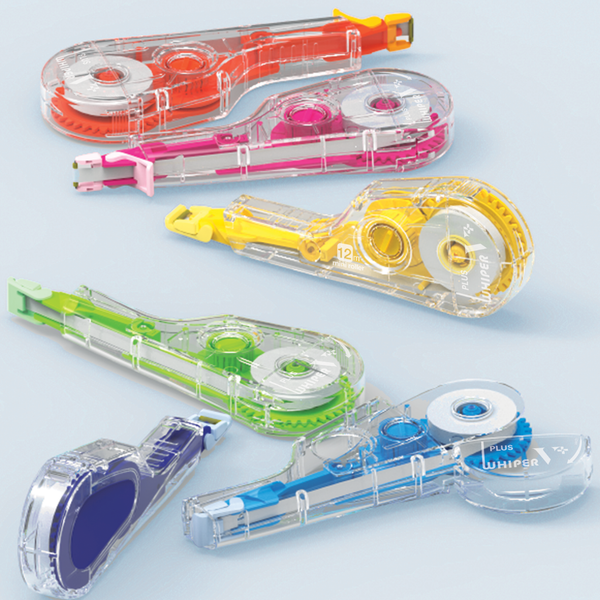 [MẪU MỚI 2026-MUA 5 TẶNG 1 BÚT 8K] BĂNG XÓA PLUS WHIPER V+ MINI ROLLER - KT: 5mm x 12m - Đầu Trục Lăn - Thiết kế mới giúp thay thế ruột dễ dàng
