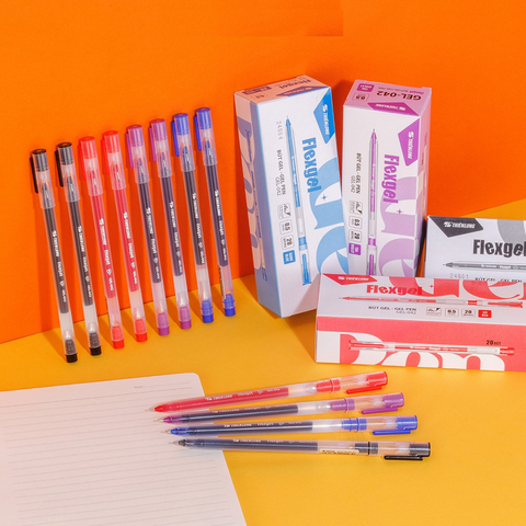 Bút gel Thiên Long GEL-042 Flexgel ngòi 0.5mm - Mực khô nhanh