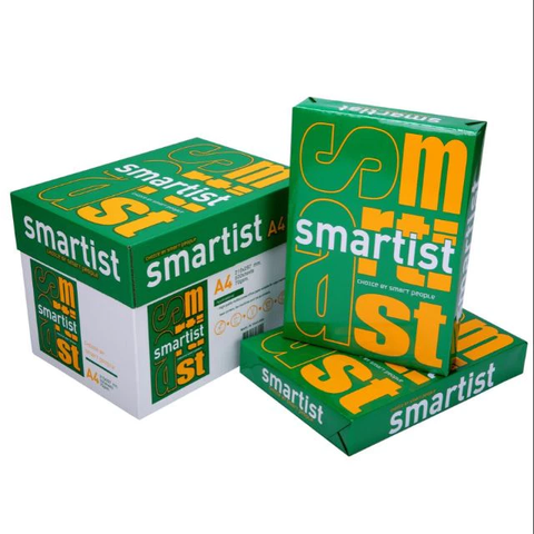 [TẶNG FILE 8 NGĂN] Thùng 5 Tập Giấy in A4 SMARTIST ĐL70gsm