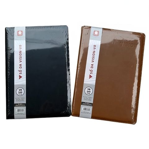 Sổ Bìa Da Hải Tiến Vision V8 240 Trang Mã 7956 - Định Lượng 70gsm