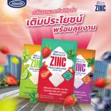 [5 gói nho] Mybacin ZinC Plus - Kẹo Ngậm Bổ Sung Kẽm Vị Trái Cây Không Đường - The Mát Cho Hơi Thở Thơm Tho - Hàng Thái Lan