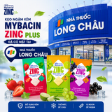 [2 gói] Kẹo Mybacin Zinc Plus - Vị Trái Cây The Mát Không Đường - Gói 10 Viên - Hàng Thái Lan