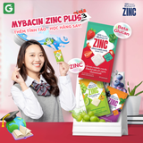 [Combo 3 vị] Kẹo Ngậm Bổ Sung Kẽm Không Đường Mybacin Zinc Plus – Vị Trái Cây, The Mát, Thơm Miệng - Hàng Thái Lan