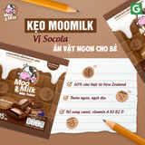[Hộp 10 gói Socola] Kẹo Sữa Bò Moo Milk – Bổ Dưỡng Từ Sữa New Zealand, Thơm Ngon Khó Cưỡng [Hàng Thái Lan]