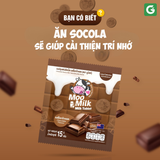 [Hộp 10 gói Socola] Kẹo Sữa Bò Moo Milk – Bổ Dưỡng Từ Sữa New Zealand, Thơm Ngon Khó Cưỡng [Hàng Thái Lan]