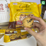 Bánh Quy Bơ Cookie Choice Với Socola Chip – Thơm Ngon, Giòn Rụm – 240g (12 thanh x 20g)