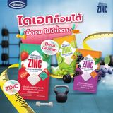 [5 gói] Mybacin ZinC Plus - Kẹo Ngậm Bổ Sung Kẽm Vị Trái Cây Không Đường - The Mát Cho Hơi Thở Thơm Tho - Hàng Thái Lan
