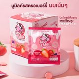 [Hộp 10 gói Dâu] Kẹo Sữa Bò Moo Milk – Bổ Dưỡng Từ Sữa New Zealand, Thơm Ngon Khó Cưỡng [Hàng Thái Lan]