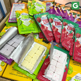 [5 gói chanh] Mybacin ZinC Plus - Kẹo Ngậm Bổ Sung Kẽm Vị Trái Cây Không Đường - The Mát Cho Hơi Thở Thơm Tho - Hàng Thái Lan