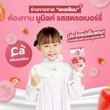 [2 gói dâu] Kẹo Sữa Bò Moo Milk – Thơm Ngon, Bổ Dưỡng Từ Sữa New Zealand - Gói 25g [Hàng Thái Lan]