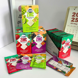 [2 gói chanh và nho đen] Kẹo Mybacin Zinc Plus - Vị Trái Cây The Mát Không Đường - Gói 10 Viên - Hàng Thái Lan