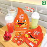 [2 đỏ] Mực Sật Thái Lan - Snack Konjac SunSu - Cay tê, Giòn Sật - Bịch 6 gói 50g