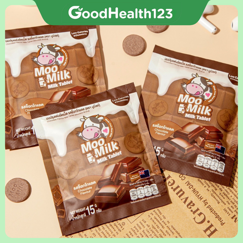 [Combo 5 Gói Socola] Kẹo Sữa Bò Moo Milk – Thơm Ngon Chuẩn Sữa New Zealand [Hàng Thái Lan]