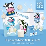 [2 gói sữa] Kẹo Sữa Bò Moo Milk – Thơm Ngon, Bổ Dưỡng Từ Sữa New Zealand - Gói 25g [Hàng Thái Lan]