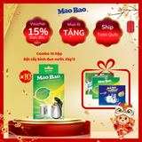  Combo 10 Hộp Chất Làm Sạch Bình Đun Nước Mao Bao 25g x 2 gói 