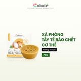  Combo 2 Viên Xà Phòng Tẩy Tế Bào Chết Cơ Thể Coboté 75g Hương Vỏ Quế, Làm Sạch Sâu, Giữ Ẩm Và Làm Mềm Da Hiệu Quả 