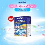  [1 Thùng] Combo 24 Hộp Chất Vệ Sinh lồng máy giặt Mao Bao Ag+ 306g - Loại Bỏ Cặn Bẩn, Khử Mùi Cho Máy Giặt Cửa Trên/Trước 