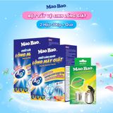  Combo 2 Hộp Vệ Sinh Lồng Máy Giặt Mao Bao 306g Tặng 2 Gói Bột Tẩy Cặn Bình Đun Nước 2 x 25g 