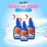  [Mua 1 tặng 1] Combo 03 chai Nước giặt cổ áo Mao Bao 600ml 
