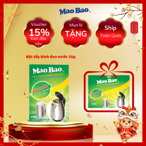  Chất làm sạch bình đun nước Mao Bao 25g x 1 gói 