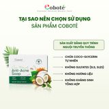  Combo 2 Viên Xà Phòng Ngừa Mụn Cơ Thể Coboté 100gr Giúp Loại Bỏ Bã Nhờn, Dưỡng Mờ Vết Thâm 