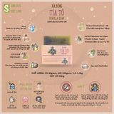  Xà Bông Tía Tô Sinh Dược 110g, Giúp Hỗ Trợ Kháng Khuẩn, Dưỡng Da Thư Giãn, Hỗ Trợ Ngăn Ngừa Mụn 