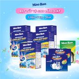  Combo: 5 Hộp bột vệ sinh làm sạch lồng giặt Mao Bao Ag+ 306g  - Tặng 01 hộp bột tẩy bình đun 25g*1 + 2 túi bột tẩy cốc chén 15g 