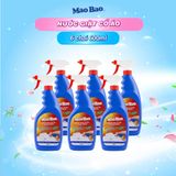  Combo 6 Chai Nước Giặt Cổ Áo Mao Bao 600ml, Làm Sạch Dịu Nhẹ Với Sợi Vải Và Da Tay 