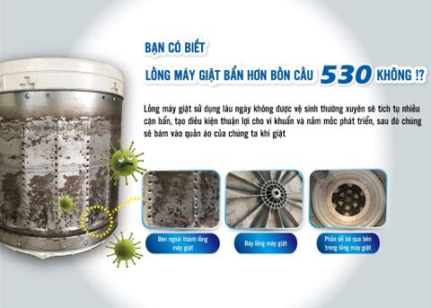  Combo 4 Hộp Chất Vệ Sinh Lồng Máy Giặt 306g, Tặng 1 Chai Nước Kháng Khuẩn Quần Áo Mao Bao 220g 
