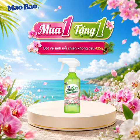  [Mua 1 tặng 1] Bọt vệ sinh nồi chiên không dầu 425g 