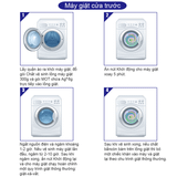  Combo 10 Hộp Chất Vệ Sinh lồng máy giặt Mao Bao Ag+ 306g - Loại Bỏ Cặn Bẩn, Khử Mùi Cho Máy Giặt Cửa Trên/Trước 