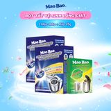  Combo: 02 hộp Bột Chất Làm Sạch Lồng Máy Giặt Ag+ Mao Bao 306g + Chất Làm Sạch Bình Đun Nước Mao Bao 25g x 1 gói 