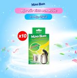  Combo 10 Hộp Chất Làm Sạch Bình Đun Nước Mao Bao 25g x 2 gói 