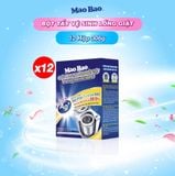  Combo 12 Hộp Bột Tẩy Vệ sinh Lồng Máy Giặt Mao Bao Ag+ 306g 