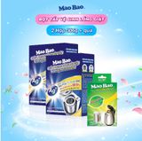  Combo 2 Hộp Vệ Sinh Lồng Máy Giặt Mao Bao 306g Tặng 2 Gói Bột Tẩy Cặn Bình Đun Nước 2 x 25g 
