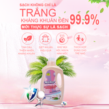  [1 Thùng] Combo 6 Túi Nước Giặt Kháng Khuẩn Mao Bao 1.8kg (Tổng 10.8kg) Hương Hoa Bách Lý Sạch Sâu Khử Mùi, Dễ Giặt Xả 