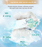  Combo Viên Giặt Xả Hương Mẫu Đơn Mao Bao 50g + Nước Kháng Khuẩn Quần Áo Mao Bao 220g + Viên Xà Phòng Tắm Tía Tô 110g 