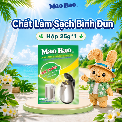  Chất làm sạch bình đun nước Mao Bao 25g x 1 gói 