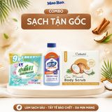  Combo Viên Giặt Xả Hương Lan Nam Phi Và Tuyết Tùng Mao Bao 50g + Nước Kháng Khuẩn Quần Áo Mao Bao 220g + Viên Xà Phòng Tẩy Tế Bào Chết 75g 