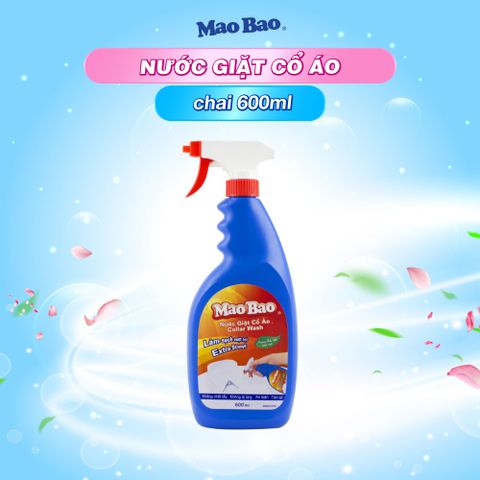  Nước Giặt Cổ Áo Mao Bao 600ml 