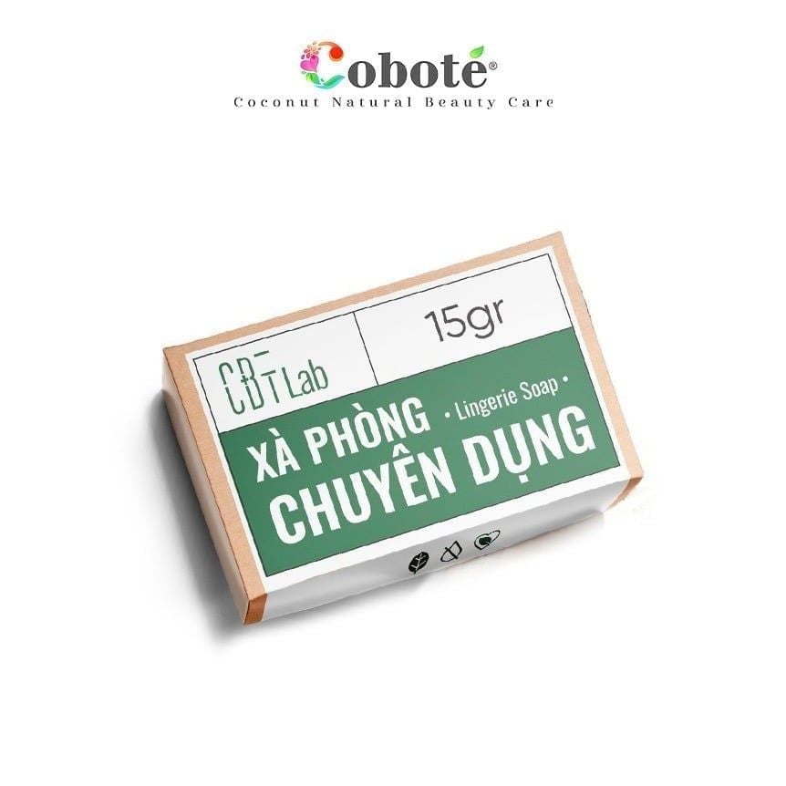  Xà Bông Giặt Chuyên Dụng 15g Coboté - Dùng Cho Đồ Lót, Cổ Áo, Tay Áo Mềm Dịu Cho Da Tay 