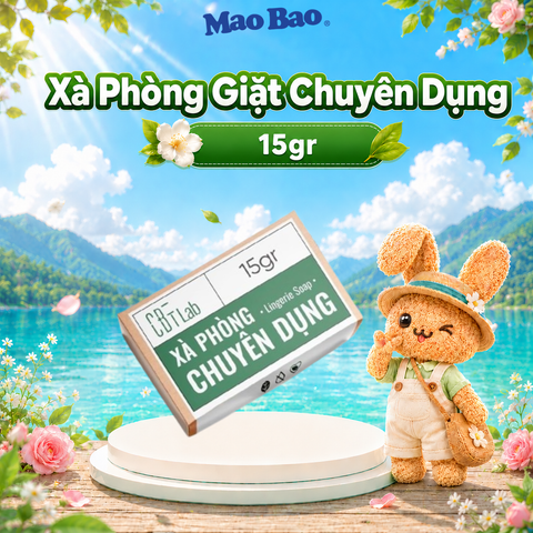  Xà Bông Giặt Chuyên Dụng 15g Coboté - Dùng Cho Đồ Lót, Cổ Áo, Tay Áo Mềm Dịu Cho Da Tay 