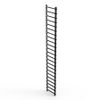 Thanh quản lý cáp dọc mini 50U LEGRAND MVMA3-50-0 dùng cho tủ có chiều ngang 600