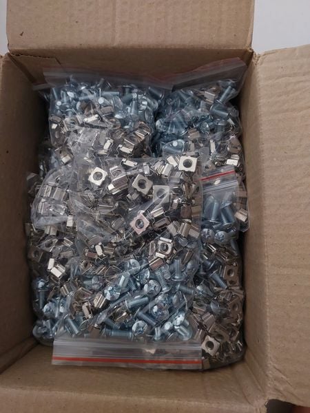 Ốc tủ Rack M6, ốc cài tủ rack, ốc lắp rack chuyên dụng [BỊCH 100 BỘ ...