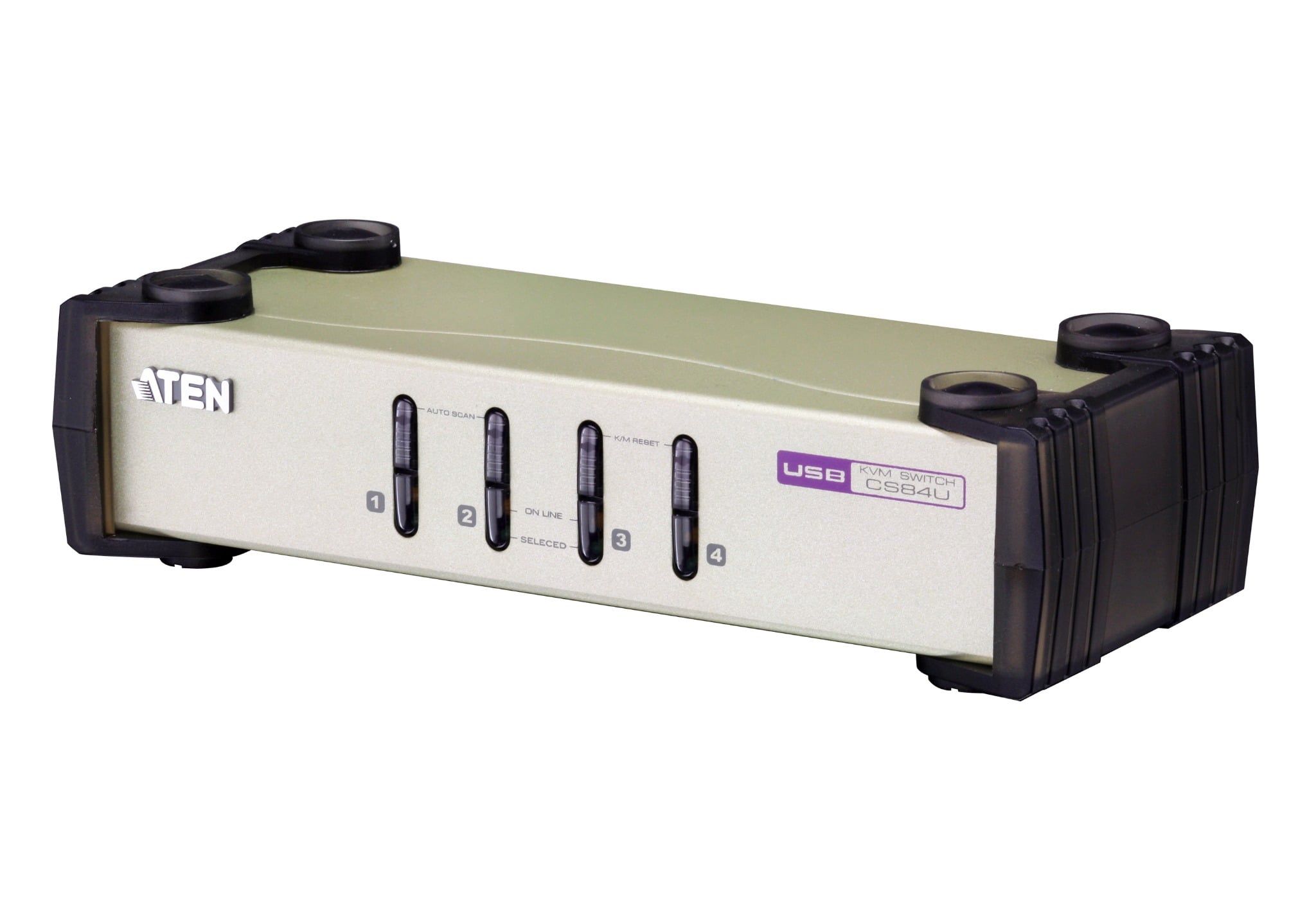 KVM Switch ATEN CS84U – Bộ chuyển mạch KVM 4 cổng PS/2-USB – Công ty ...